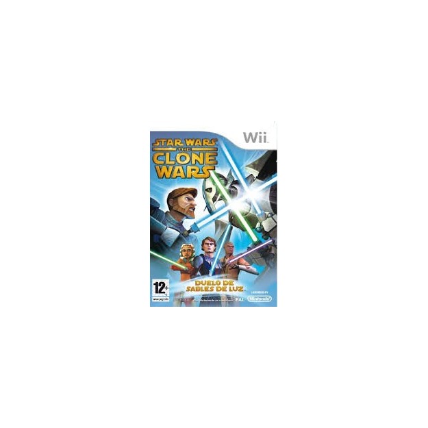 Wii Juego Star Wars The Clone Wars Duelo de Sables de Luz_segunda mano_cash creator