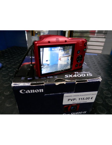 Camara Canon Powershot SX400 IS_segunda mano_cash creator_barato
