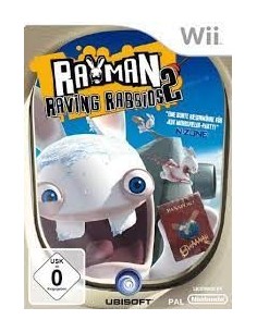 Wii Juego Rayman Raving Rabbids 2_segunda mano_cash creator
