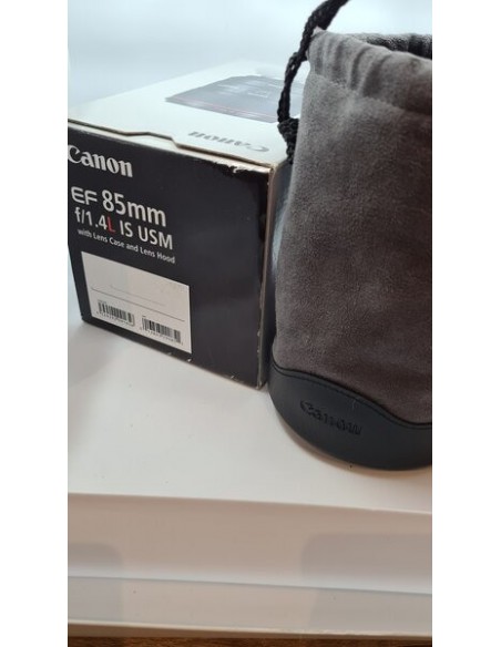 Objetivo Canon EF 85mm F/1.4L IS USM_segunda mano_cash creator_nearly new