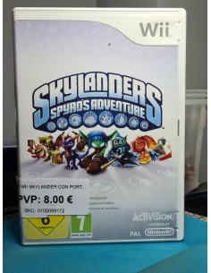 Wii Juego Skylanders Spyro's Adventure_segunda mano_cash creator