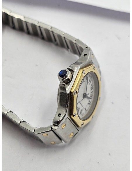 Reloj Cartier Mujer Santos Ronde Acero y Oro_segunda mano_cash creator_barato