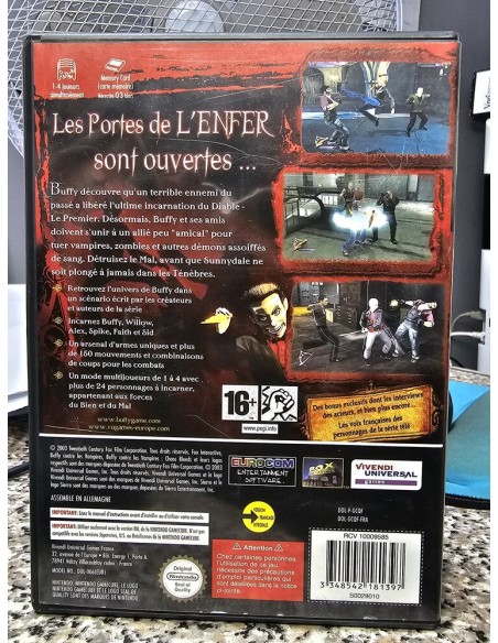 Juego Nintendo GameCube Buffy Contre les Vampires Chaos Bleeds (francés) _segunda mano_cash creator_usado