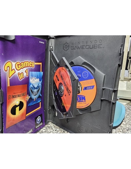 Juego Nintendo GameCube Les Indestructibles & Le Monde Nemo_segunda mano_cash creator_usado