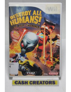 Wii Juego Destroy all Humans_segunda mano_cash creator