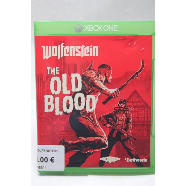 Xbox One Wolfestein The Old Blood_segunda mano_cash creator